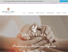 Tablet Screenshot of joanalima.com.br